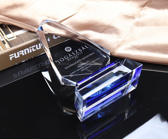 Fashion Rhombus Crystal Trophy and Award Plaque (KS04004)