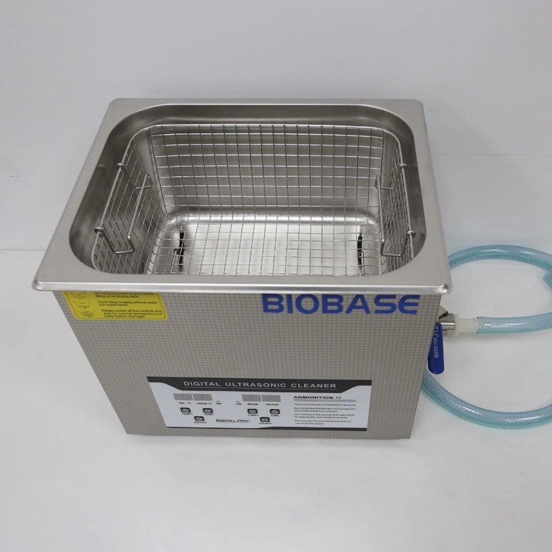 Biobase 30L chauffage Timer support bijoux nettoyage acier inoxydable numérique Nettoyeur à ultrasons