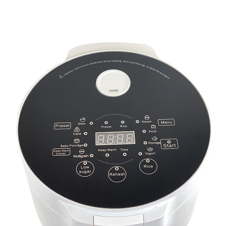 New Design Glass Touch Control Panel High Performance 5L Low Sugar Rice Cooker