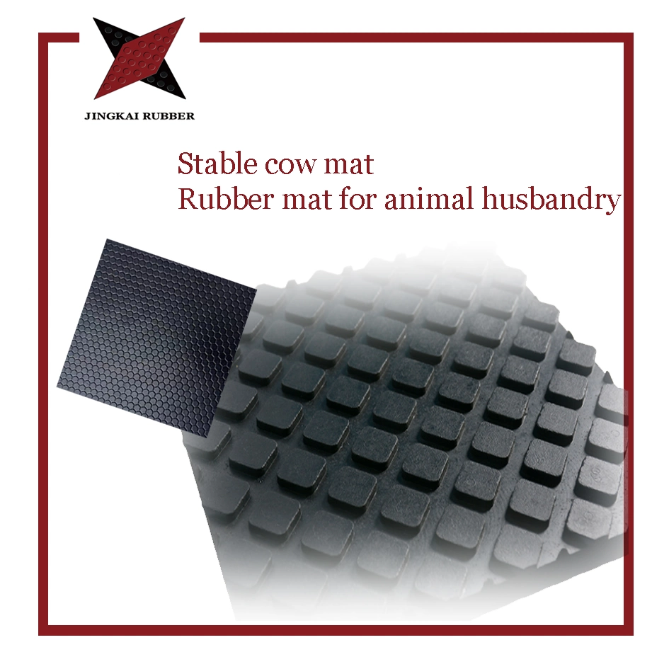 Hexagon Anti-Slip Horse Safety Stable Cow Stall Rubber Mat Shock Absorption Rubber Mat
