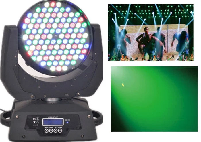 إضاءة ساخنة أضواء أمامية متحركة من نوع LED 108 PCS DJ Club رأس متحرك لتنقية الديسكو LED