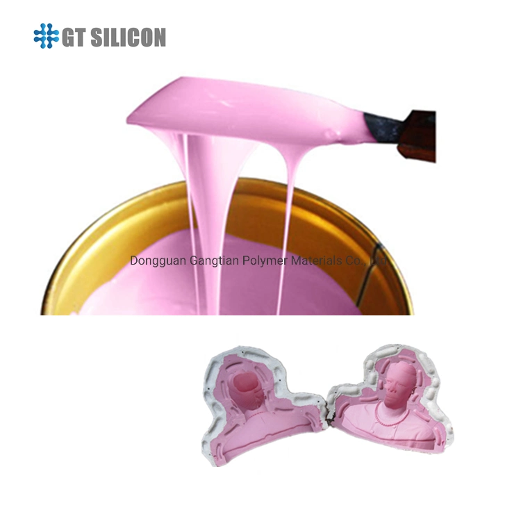 Tin Cure Silicone Rubber a: B 100: 2 RTV2 Liquid Silicone Rubber for Silicone Gypsum Mold Making