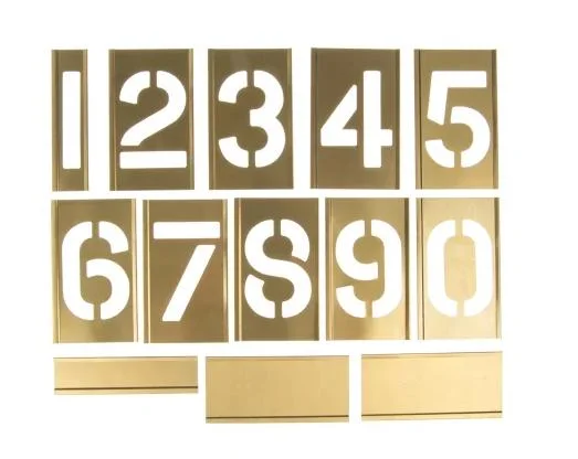 Custom Metal Letter Number Stencil for Paint