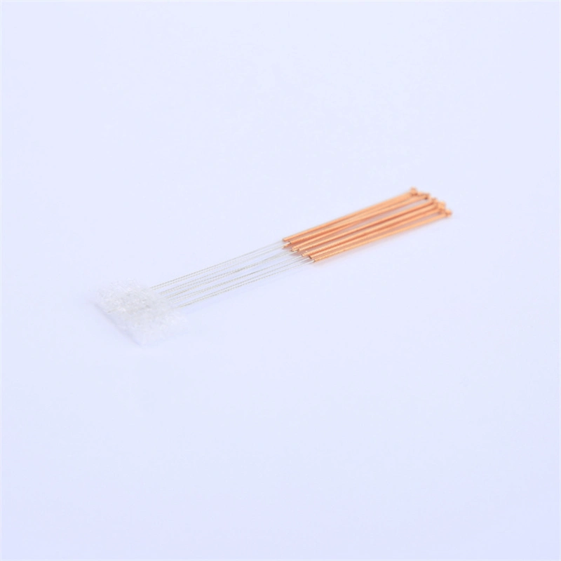 Supplier Different Sizes Chinese Traditional Disposable Copper Wire Handle Wholesale Acupuncture Dry Needle