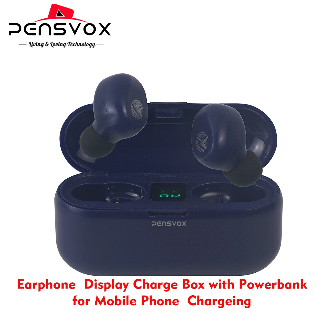 Deportes manos libres juegos móviles HiFi estéreo Bluetooth inalámbrico auriculares Headset Con Powerbank Mobile Phone Charging
