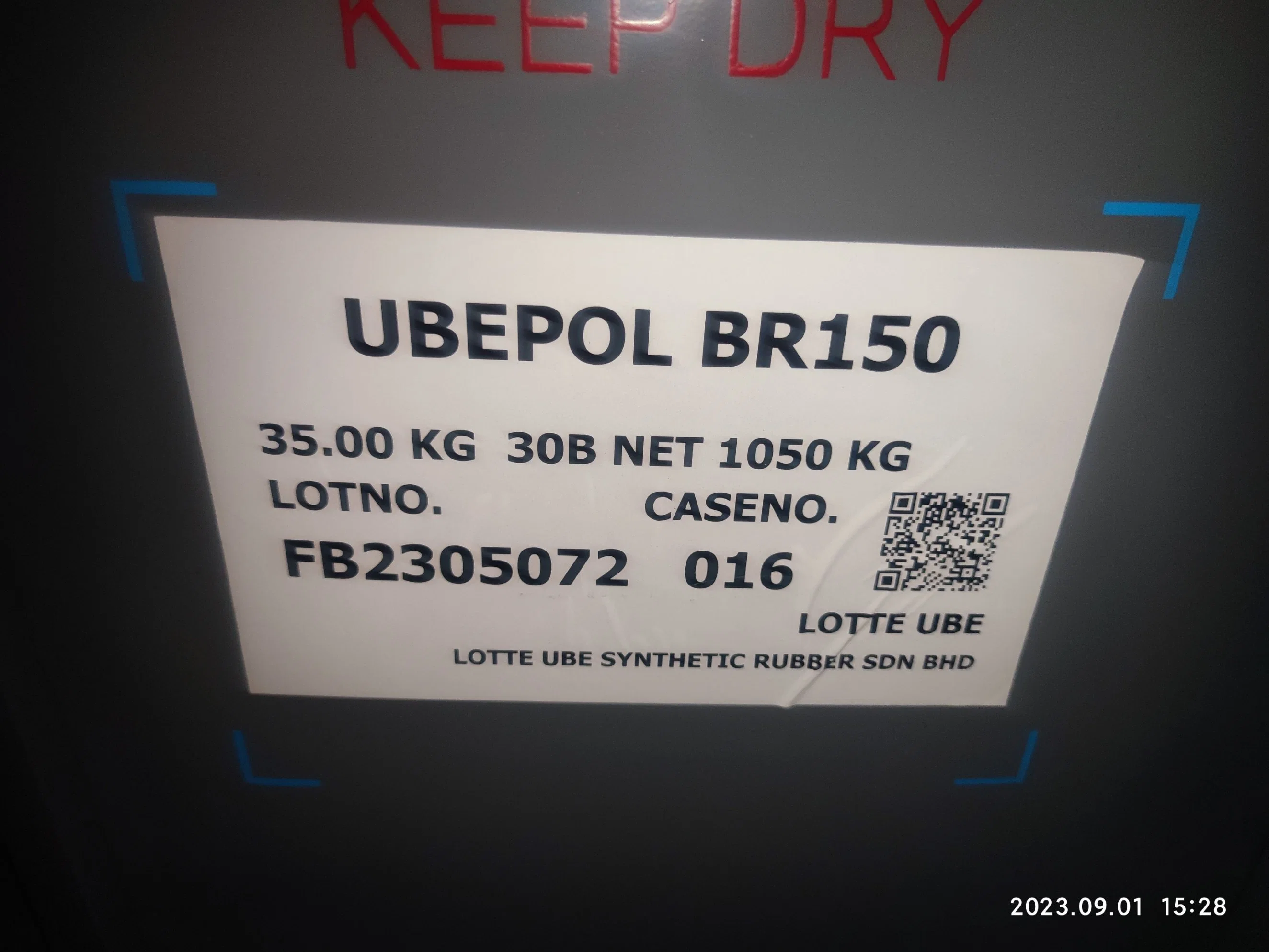 Butadiene Rubber Ubepol Br150 Made in Malaysia