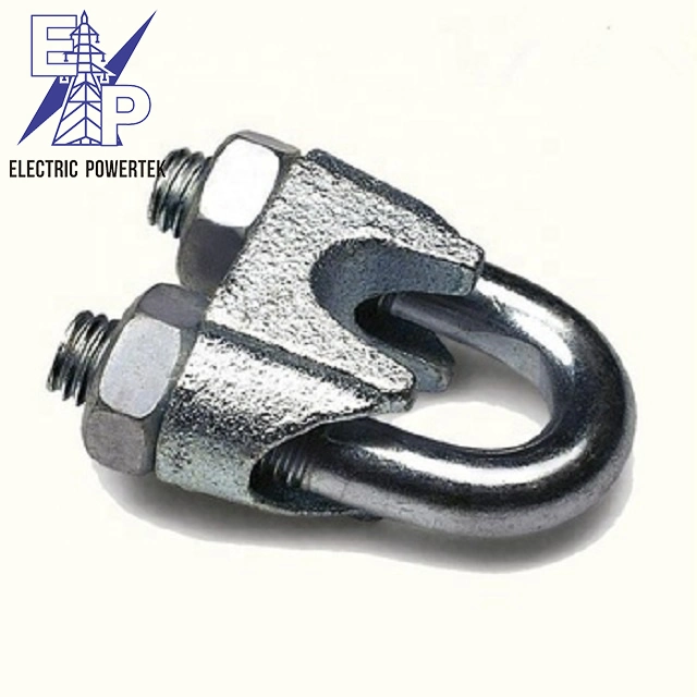 DIN741 Standard Cable Clamp Wire Rope Clip for Power Station
