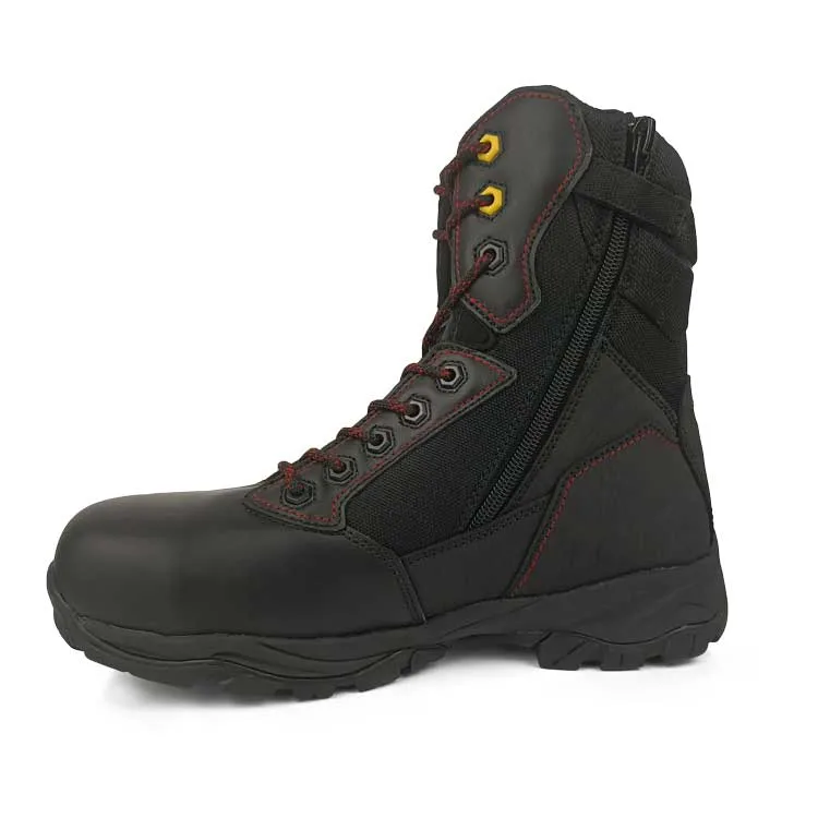 High quality/High cost performance  CSA Work Boots with Side Zipper