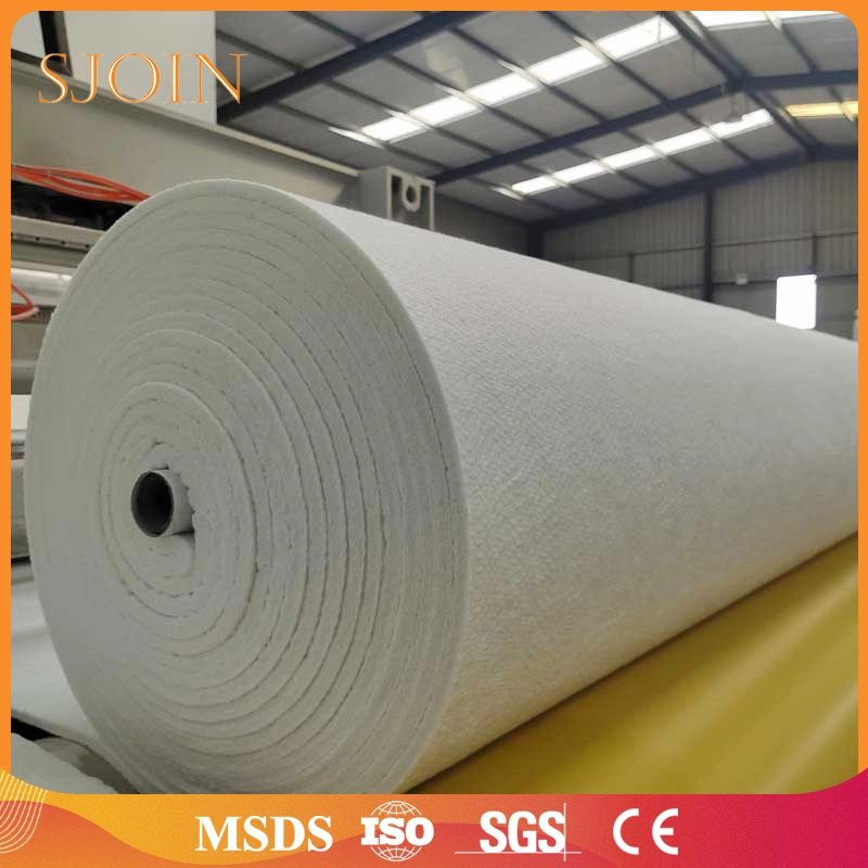 High Temp. Resistance High Silica Needled Mat 3 Layers Fiberglass PP Core Mat Insulation Materials