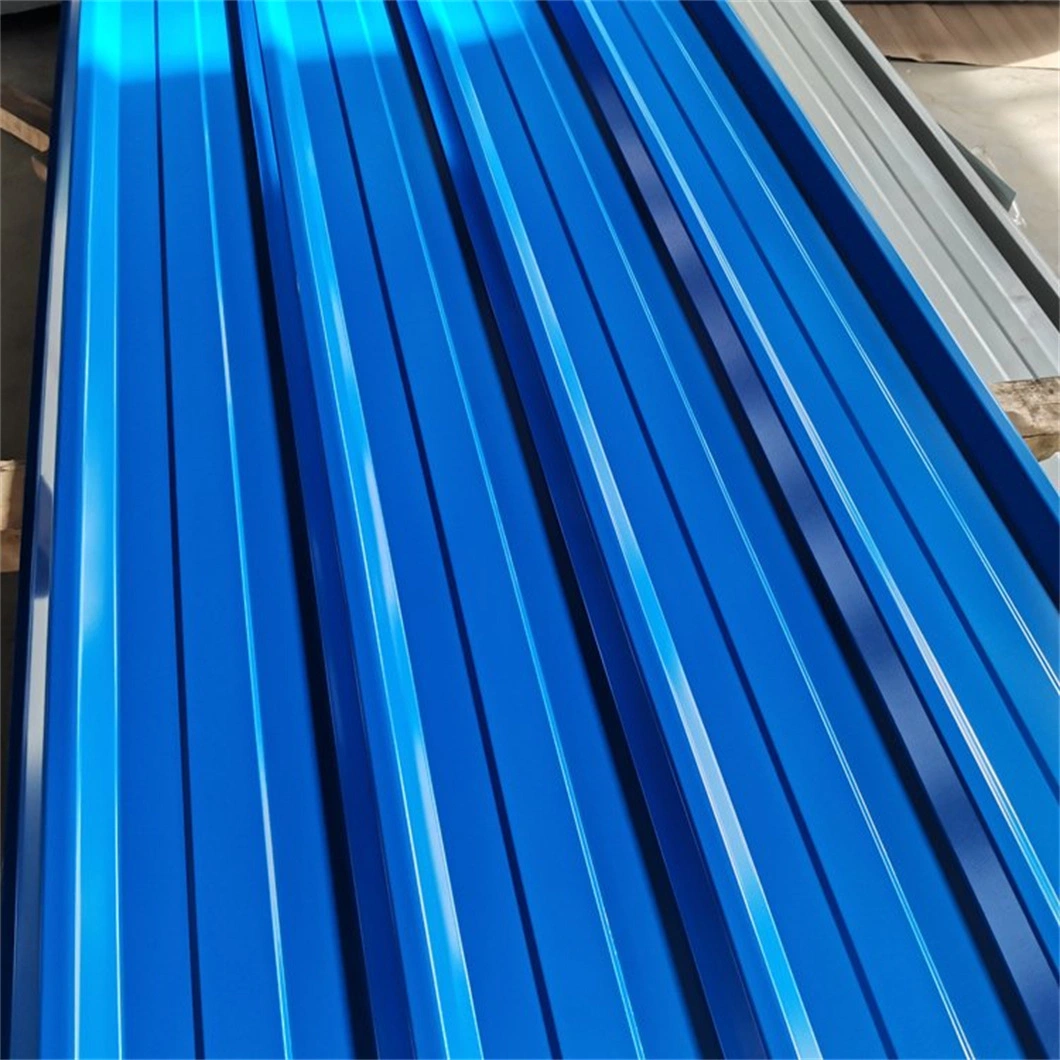 Galvanized Coated Colorful Roofing Steel Sheet SPCC Spcd St37 Color Coated Corrugated Board for Building