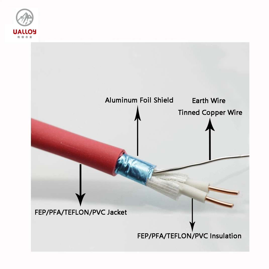 Stainless Steel 304 Braided Thermocouple Extension Cable