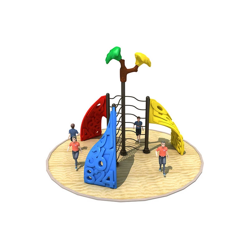 Customized Playful 3in1 Children Climbing Net Swing Rock Climber Spider Net Toy for Parks