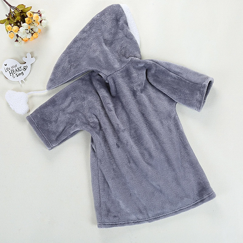 Winter Cotton Polyester Children Cloud Nightgown Hoody Fashion Blanket Hoodie