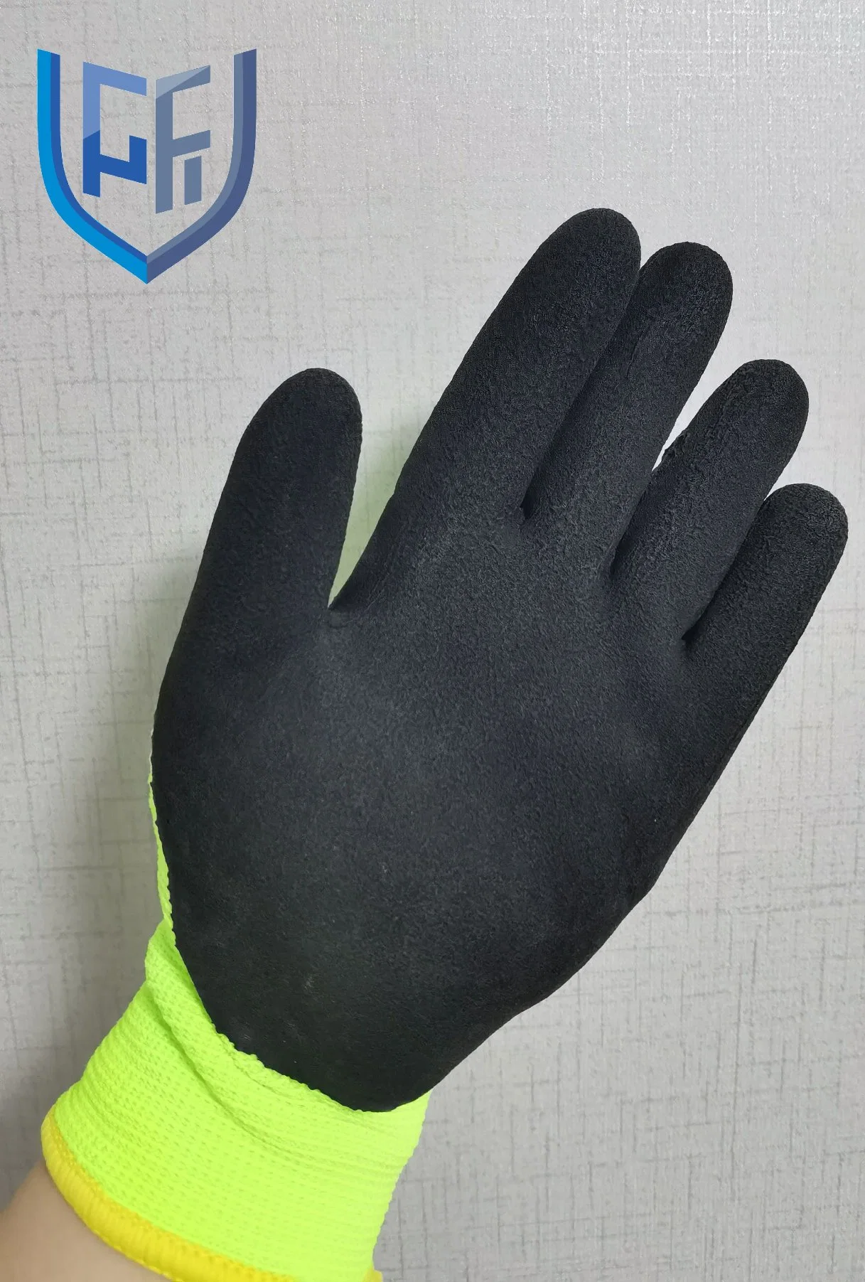 Hochwertiger 13G Nylon Liner 13G Chenille innen warmes Latex Handhandschuhe Für Gartenarbeit