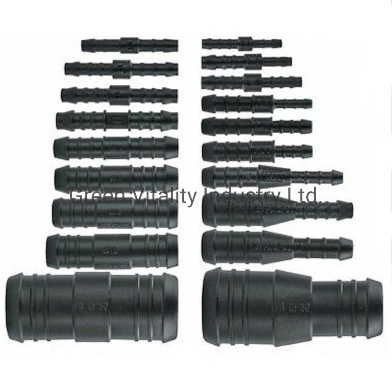 Plastic Injection Molded PE Straight Socket Agriculture Irrigation Hose Connector Pipe Fittings