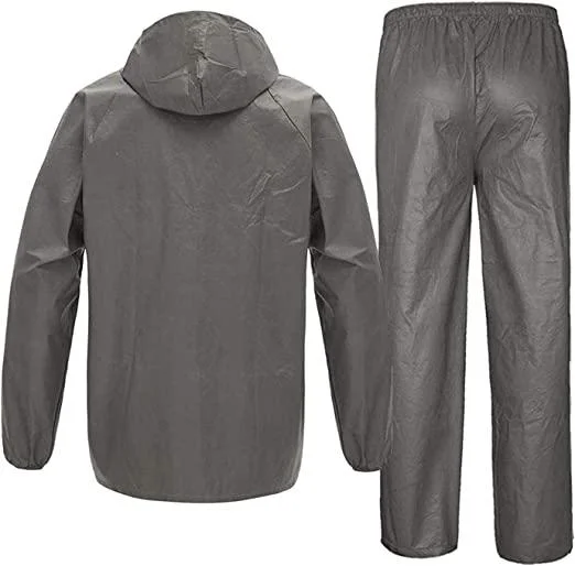 New Style Cheap Single-Person Rainwear for Adult Waterproof Polyester PVC Rainsuit