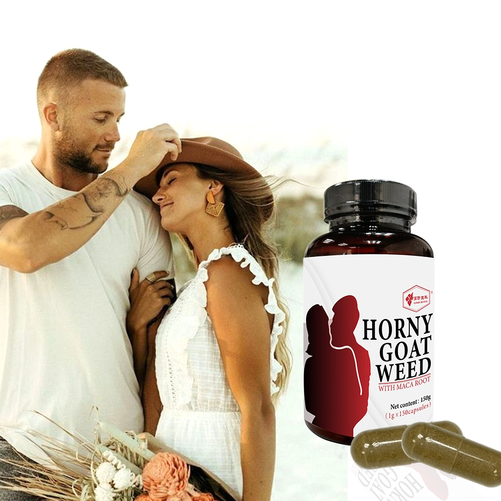 Health Food Enhancement Horny Goat Weed with Maca Root Capsules