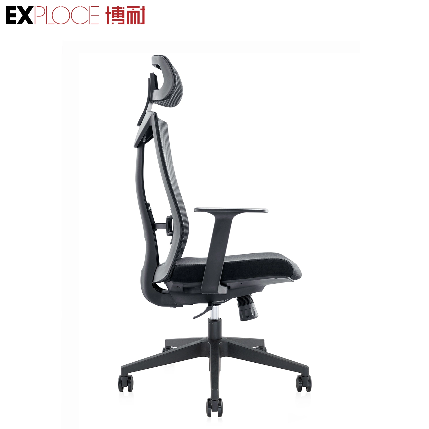 ODM 1PC/CTN Black Folding Chairs Plastic Ergonomic Wholesale/Supplier Metal Chair Office Furniture