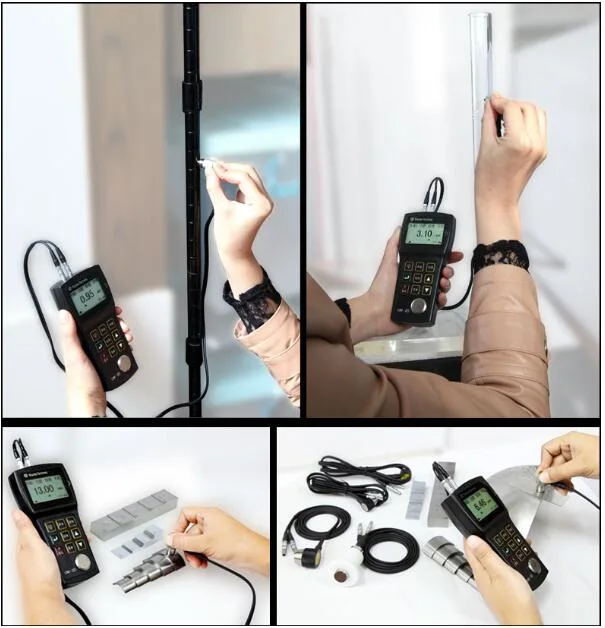 Nanbei Handheld Digital Ultrasonic Thickness Meter Costing Thickness Gauge