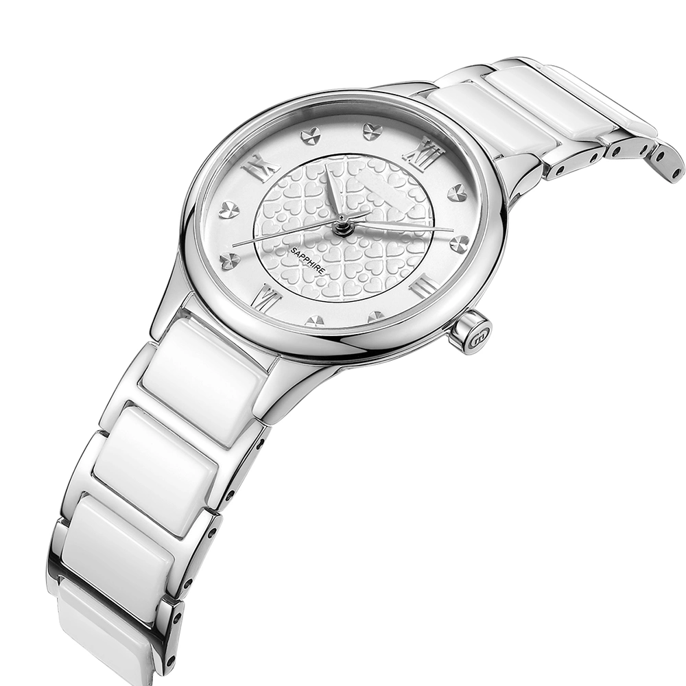 Latest Elegant Factory Prices Stainless Steel Ceramic Ladies Watch