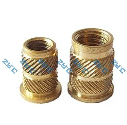 Brass and Copper Material of Inserted Embedded Fastener Function Nuts