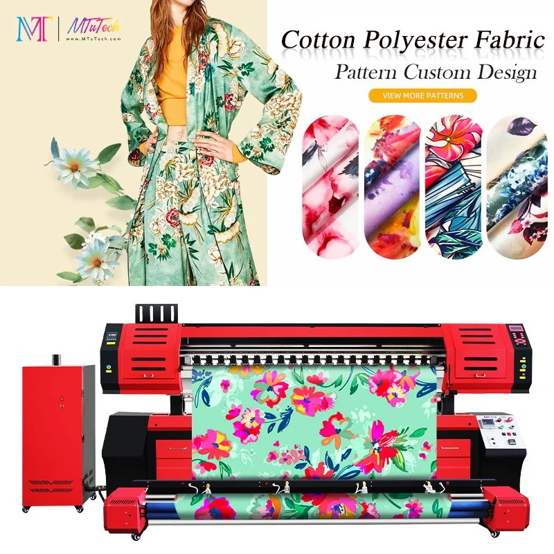 Mt Mtutech directamente a la impresora digital de tejido textil sublimación impresora para impresión textil hogar