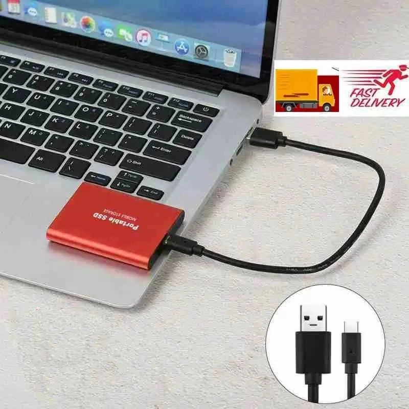 High-Speed External Hard Drive for Laptops and Desktops, 500GB 1tb 2tb 4tb USB 3.0