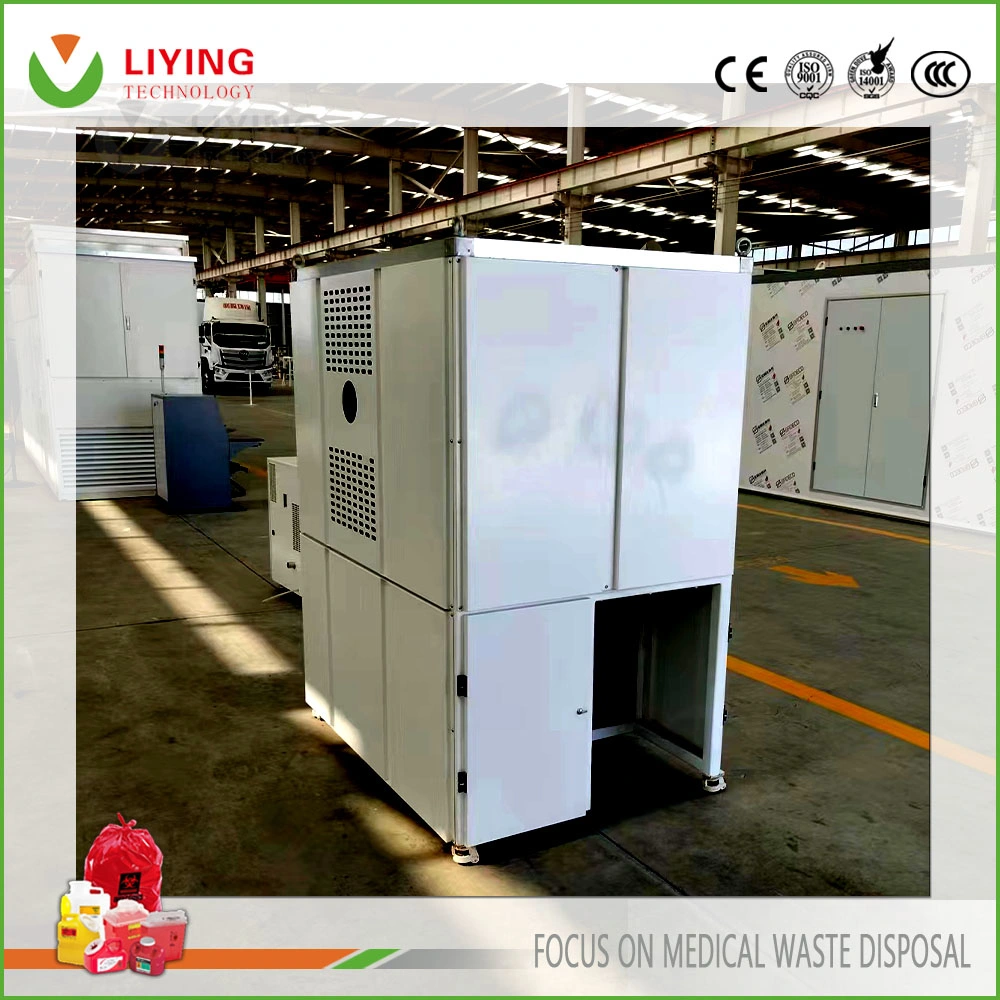 Eco-Friendly Infectious Waste High Pressure Microwave Sterilizer with Shredder Function