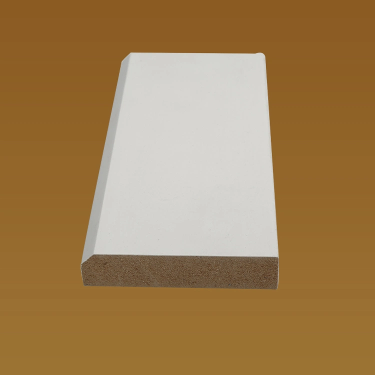 Pre-Primed Pine Wood and MDF Material Baseboard Skirting Board