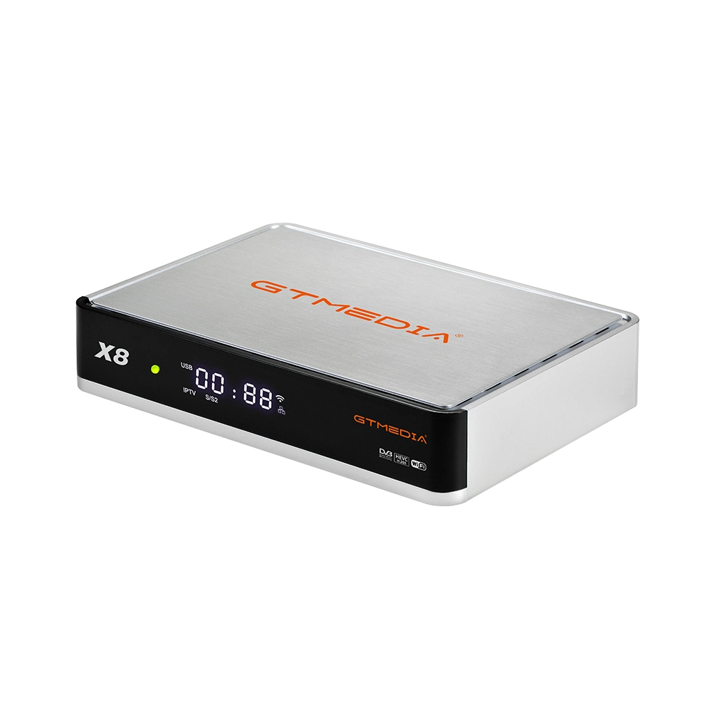 دعم Gtmedia x8 DVB S/S2/S2X دعم Biss Auto Roll Set Top صندوق