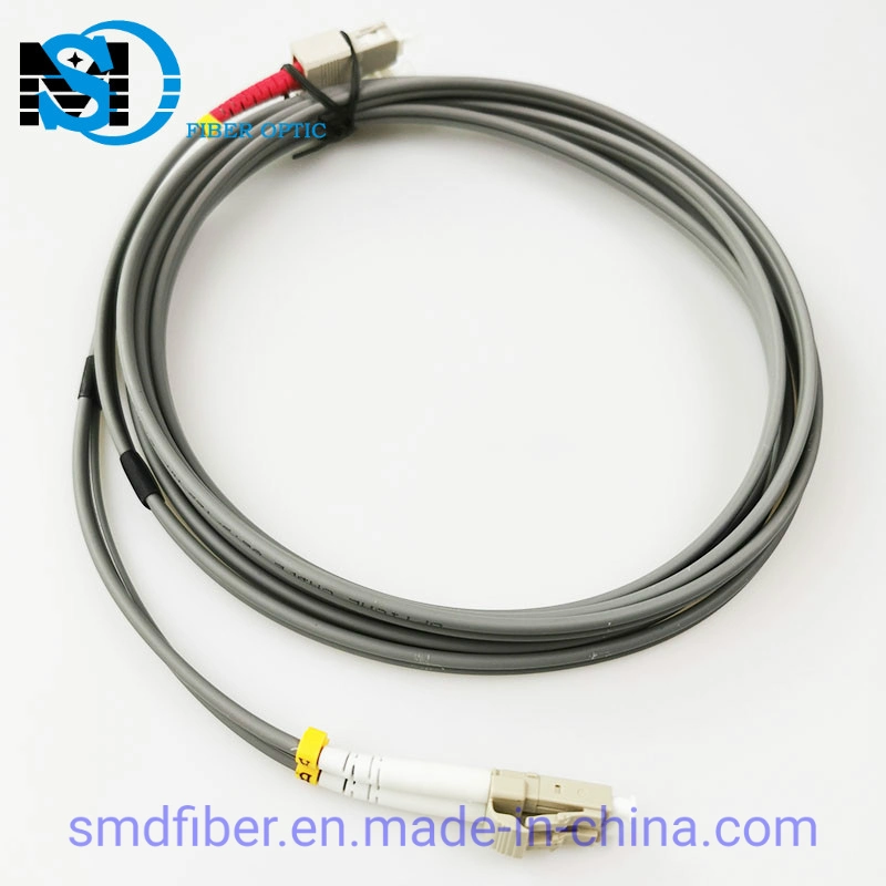 Sc/UPC de PVC-LC/UPC Cable Patch de fibra