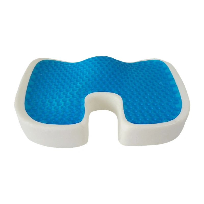 Long Sitting Car Memory Foam Orthopedic Gel Memory Foam Gel Cooling Coccyx Cushion