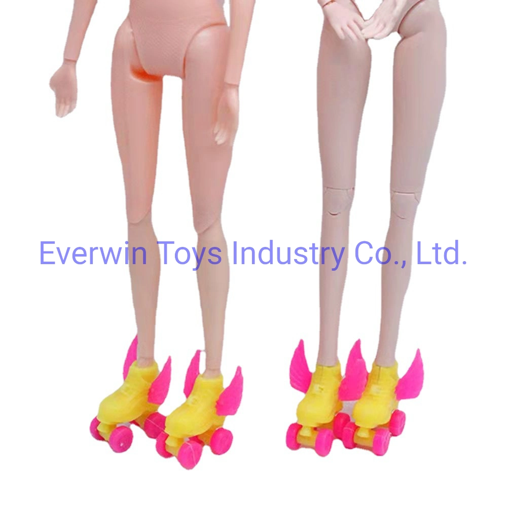 Plastic Toys Doll Accessory Fairy Skating Shoes for 1/6 Doll