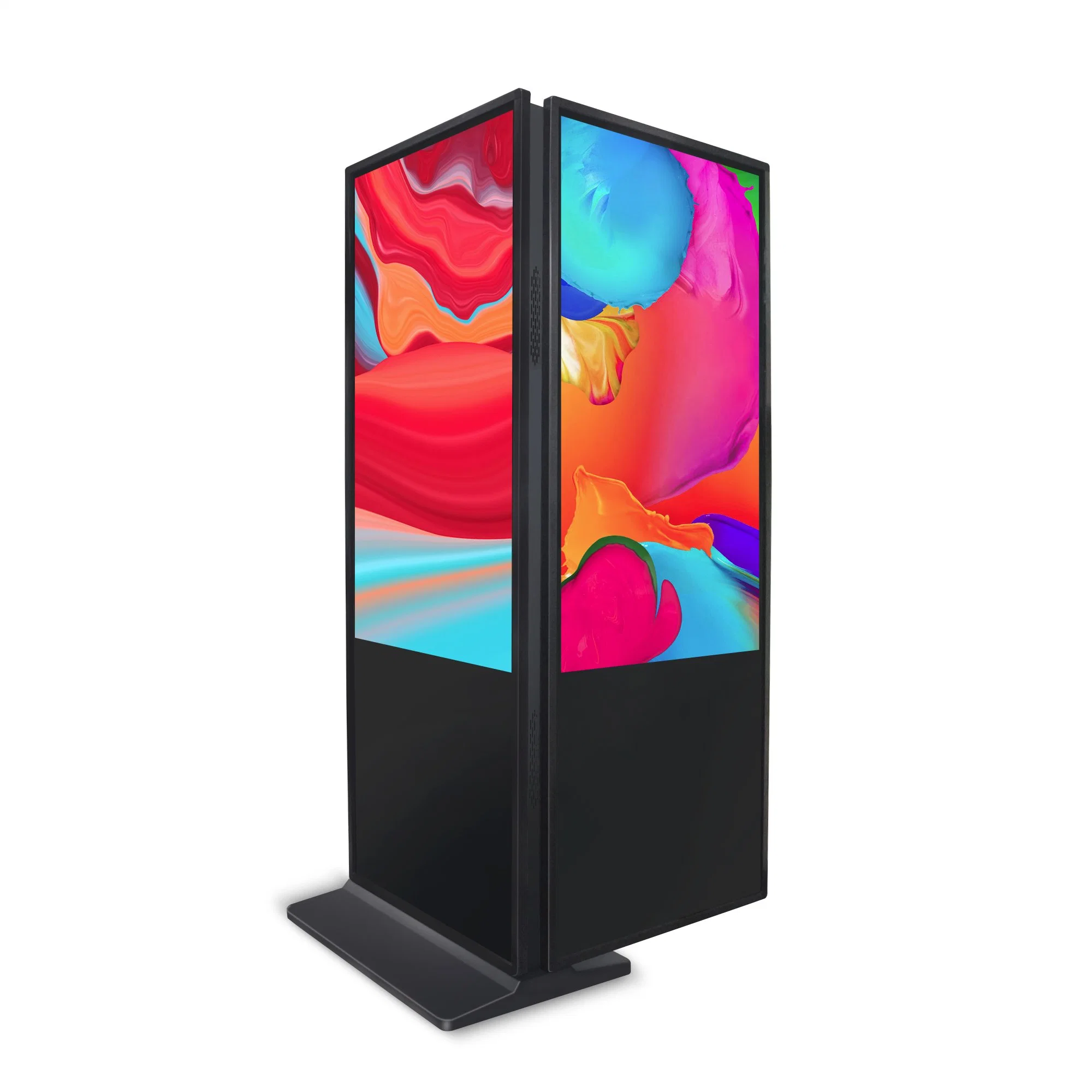 China Supplier 32 Inch Double Side Infrared Touch Screen Kiosk Digital Signage LCD Advertising Player