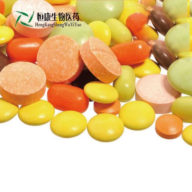 OEM Wholesale Health Food vitamina C cálcio Chewable Tablets