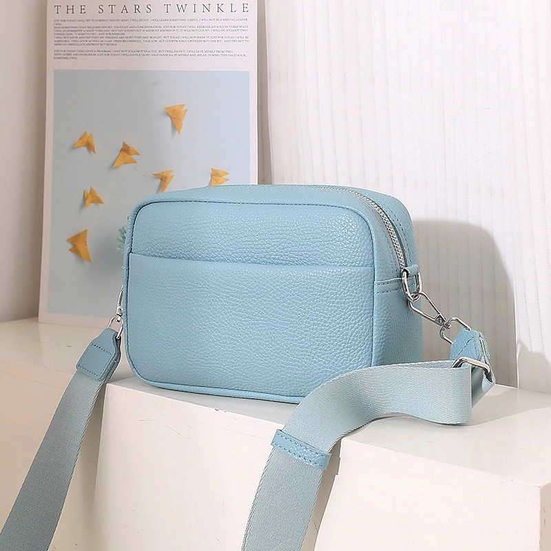 Foreign Trade Solid Color PU Cross-Body Bag Women's Small Bag