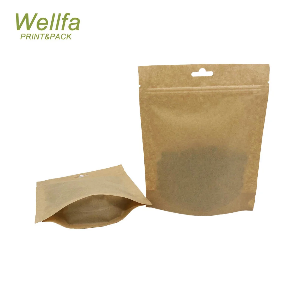 Custom Smell Proof Zipper Paper Packaging Bag Coffee Body Scrub Packaging