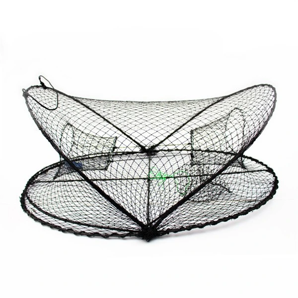 4-20 Hole Folding Portable Casting Crayfish Catcher Fish Trap Shrimp Catcher Tank Cage Net Fishing Net