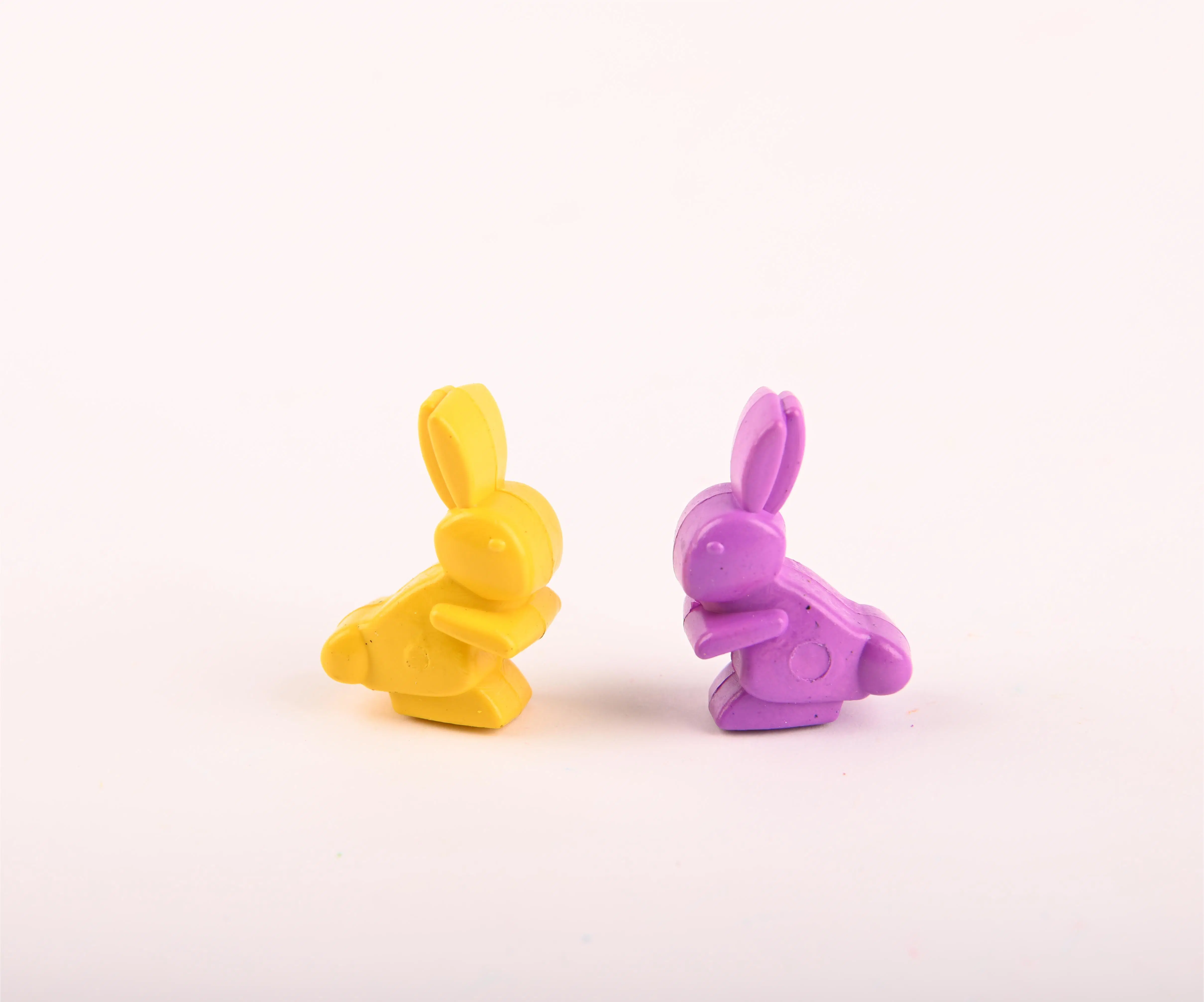 3D Fancy Rabbit and Carrot Crayons Multicolor Non Toxic Nice Gift for Kids Home Play