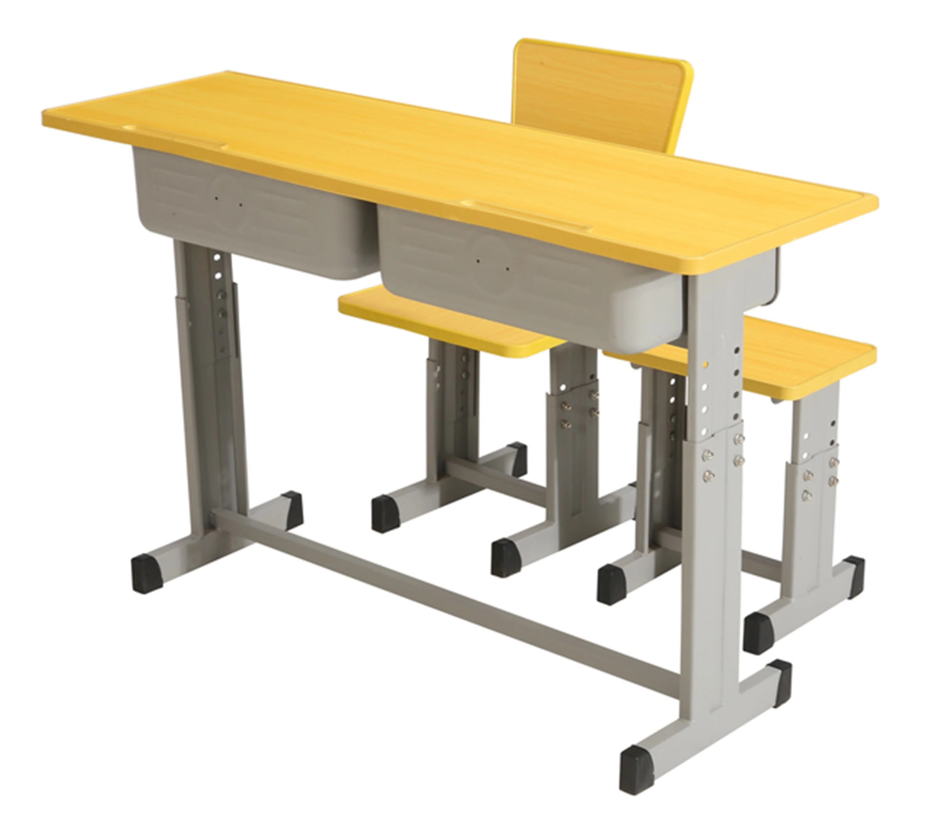 Bildung Holz Metall Schüler Klassenzimmer Tisch und Stuhl Kinder Schule Möbel