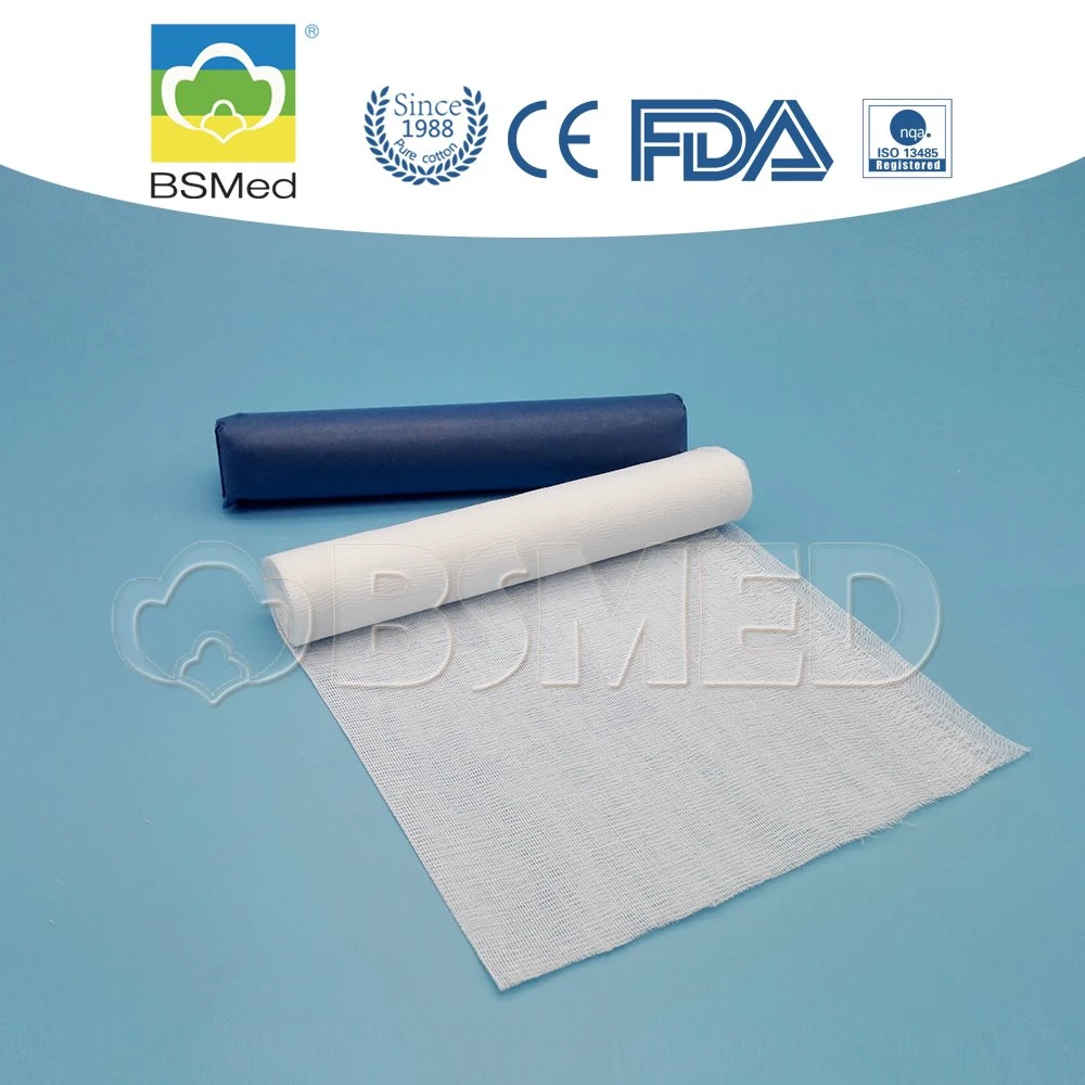 100% Cotton Disposable Medical Supply Products Gauze Roll
