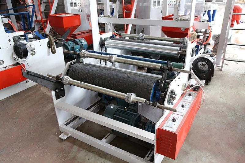 High Output HDPE/LDPE/LLDPE Plastic Film Blowing Machine for T-Shirt Bags