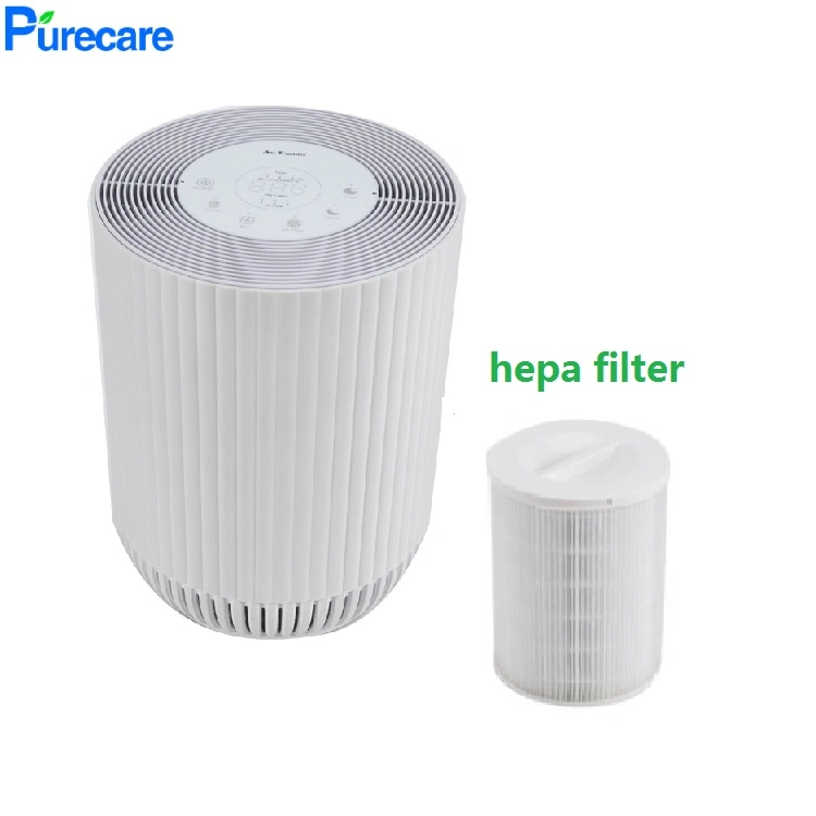 Mini HEPA Activated Carbon Filter Negative Ion Generator Quiet Small Office Desk Personal Room Air Purifier