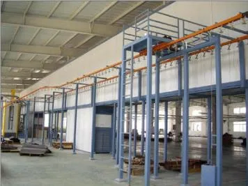 Electrostatic Paint Production Powder Painting Line for Electrical Panels