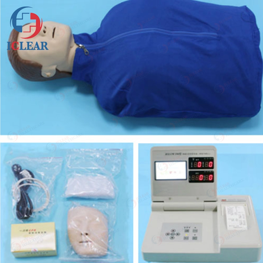 Medizinische Halbkörper Erwachsene CPR Training Manikin mit Licht und Sprachalarm