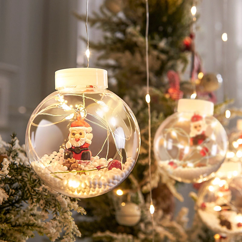 International Christmas Decorations: Santa Lucky Bag Light