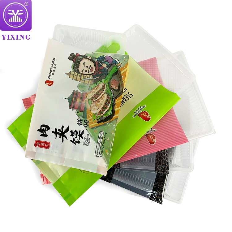 Clear Plastic Low Temperature vacuum Freezer Bags Back Sealed Pouch Shrimp Frozen Dumpling Packaging