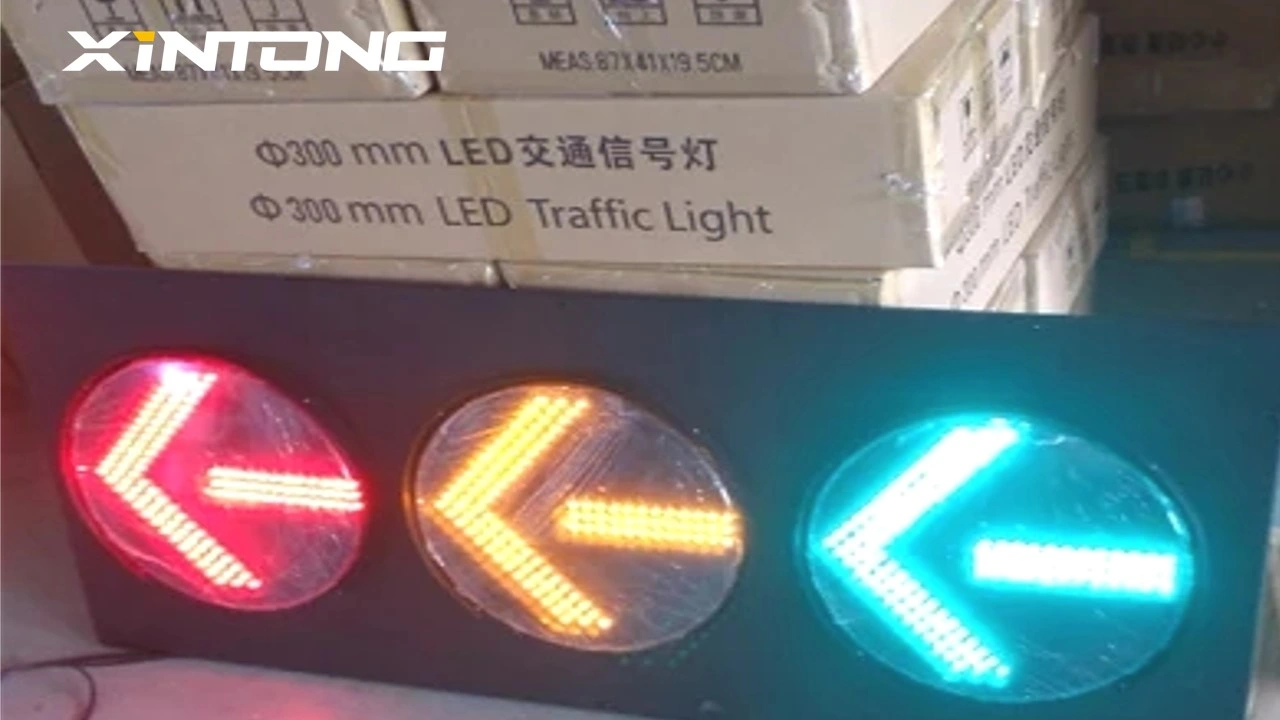 IP55 Verde xintong por Carton LED de advertencia de señal de tráfico
