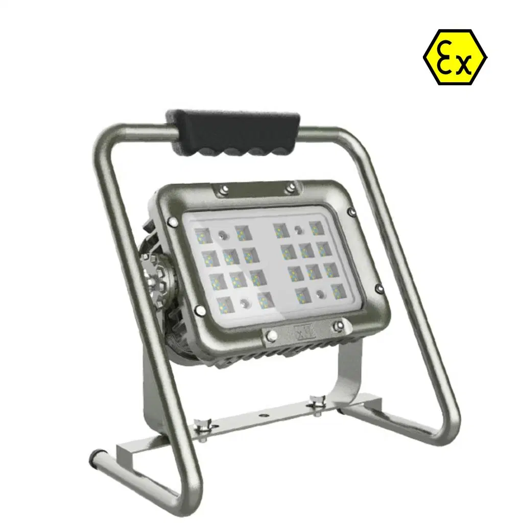 Rechargeable LED Portable Explosion Proof Light Spot Flood Light with Battery