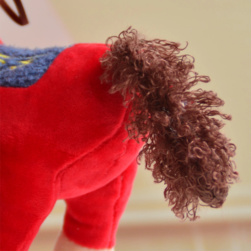 Fashion Toys Red Horse Decoration Stuffed Toys Best Gift